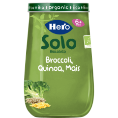Hero Baby Solo Bio Omogeneizzati Broccoli Quinoa e Mais 190g